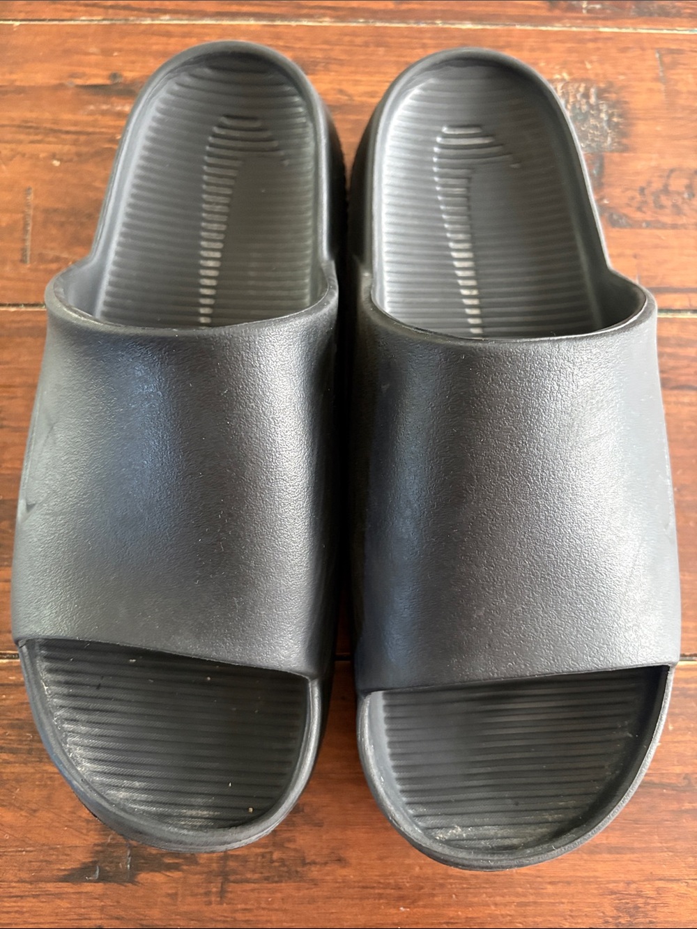 Black Nike Slides Size 10